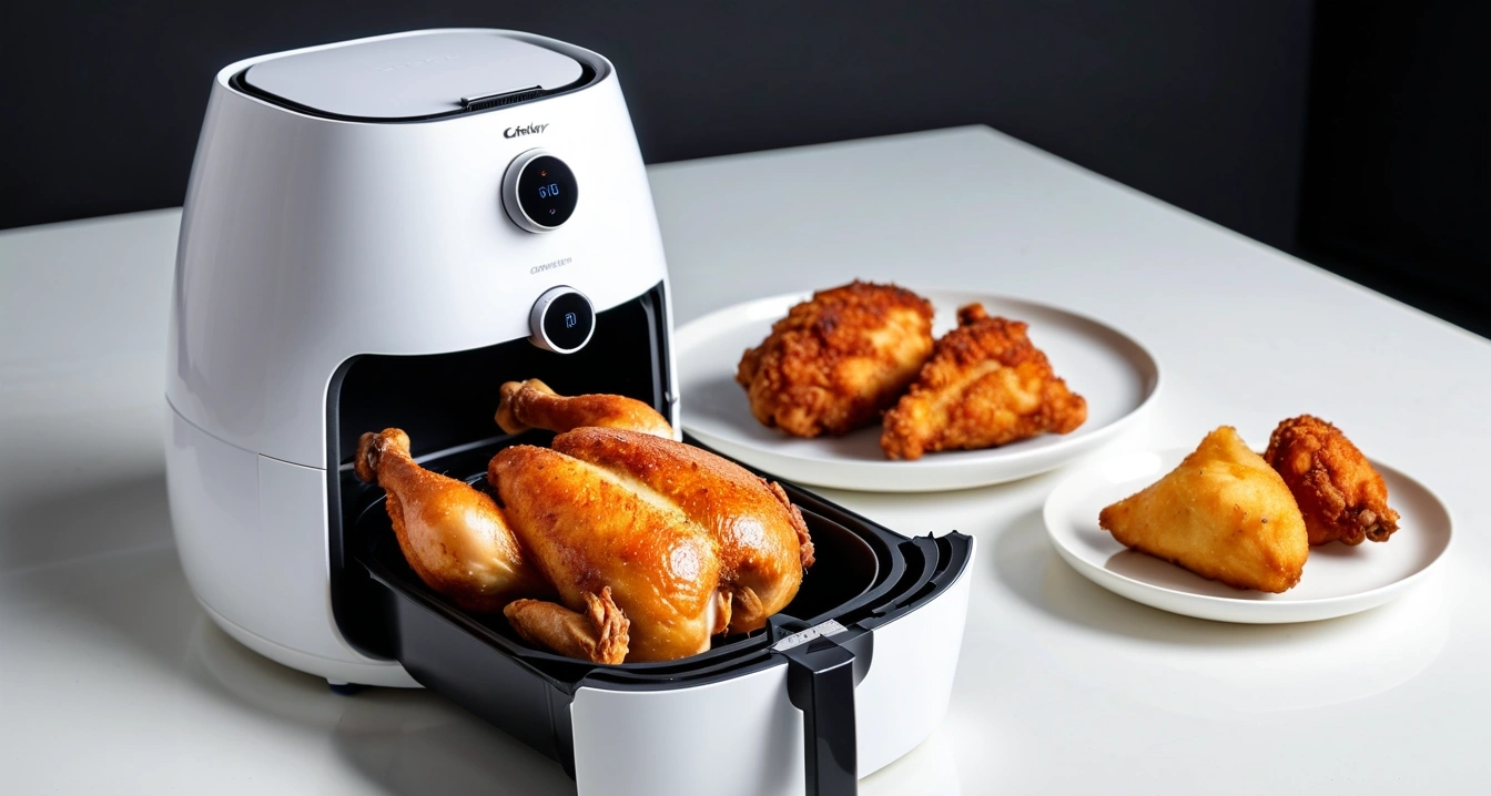 heating air fryer chicken 1
