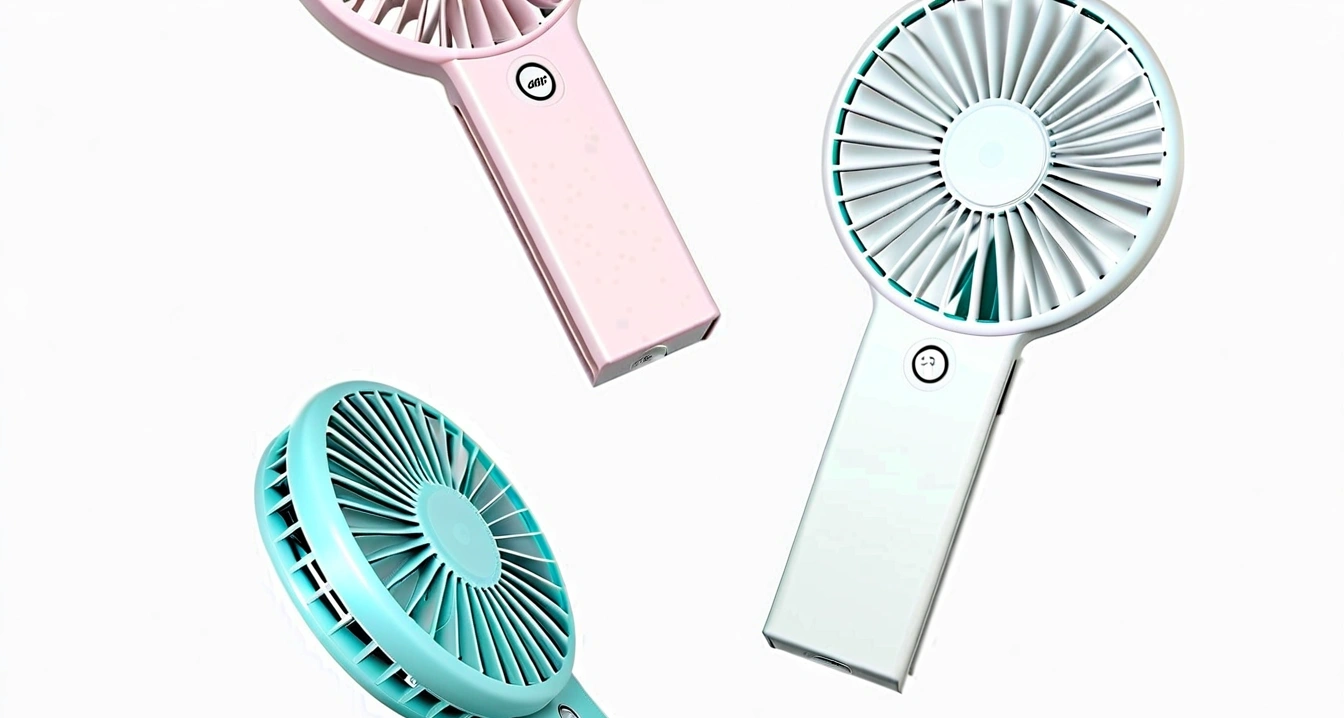 portable handheld fan glowing battery ch 1