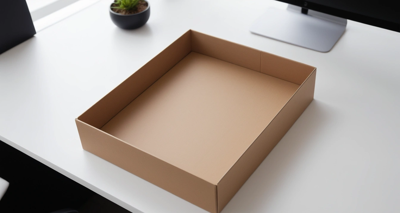 알고리즘 - 캐시 데이터 관리와 데이터 알고리즘 동기화 주기 재설정 (close-up of a premium algorithm in a sleek unboxing box on a clean minimal desk, no people)