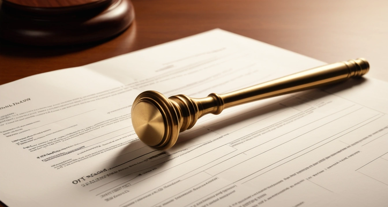 OTT - 디지털 구독료 최적화를 위한 효율적 해지 및 재구독 루틴 (concept of OTT, close-up of a classic brass legal gavel resting on official documents, professional lighting, no people)