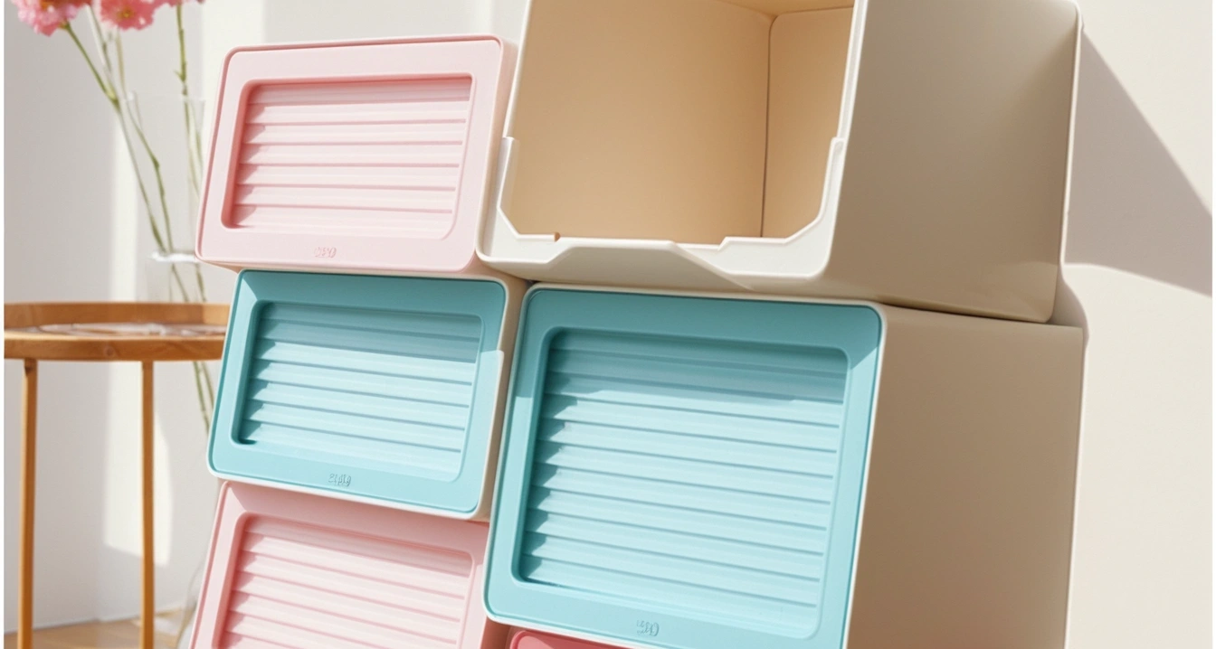 다이소 - 다이소 플라스틱 수납용품의 치수 측정 가이드 (Daiso, Daiso plastic storage box organization)