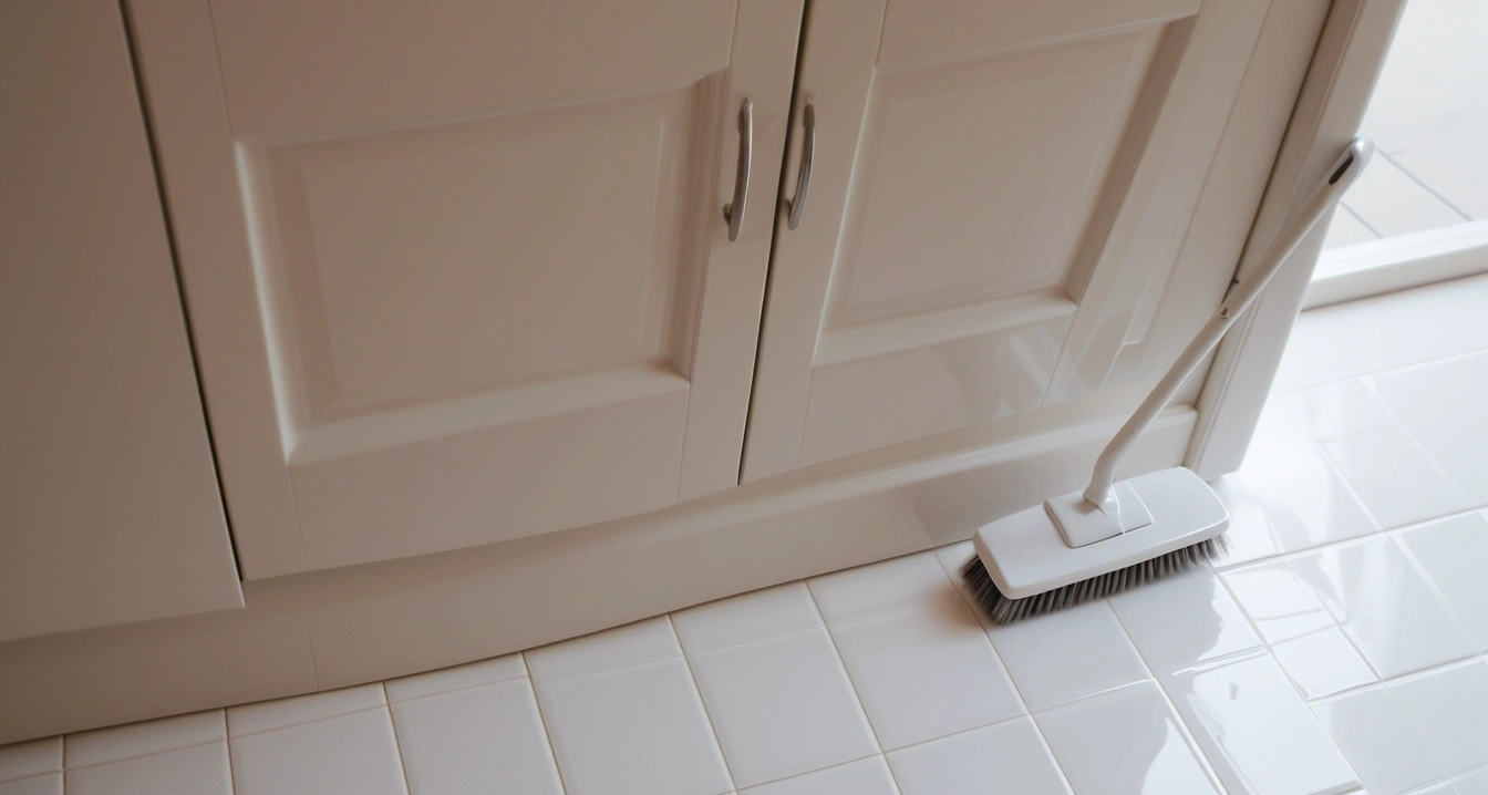 shiny white tiles and clean cleaning bru 1 1