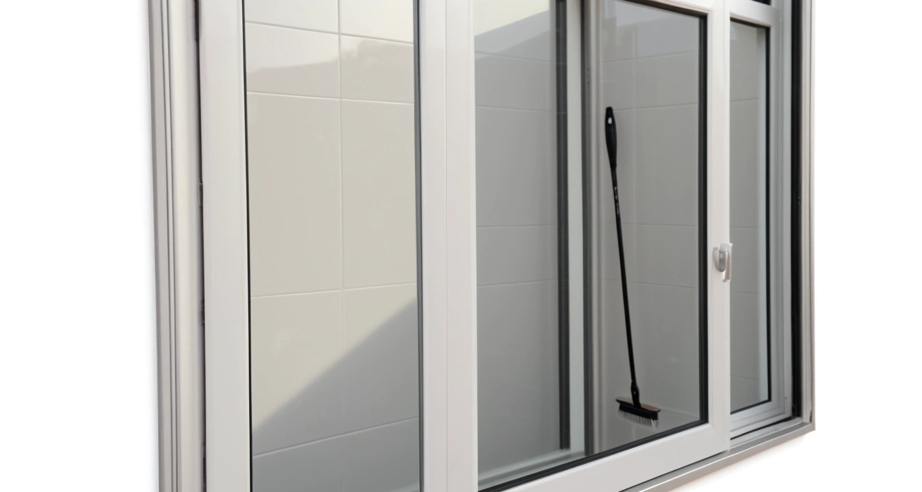 shiny white tiles and clean cleaning bru 1