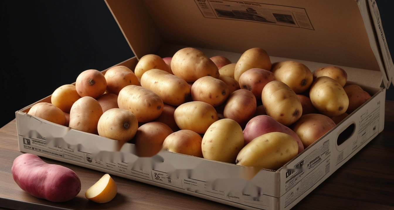 storing potatoes and sweet potatoes usin 1